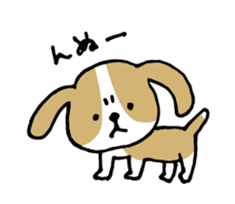 Cute Beagle dog Sticker sticker #9015397