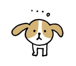 Cute Beagle dog Sticker sticker #9015403