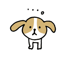 Cute Beagle dog Sticker sticker #9015403