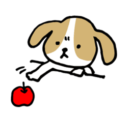 Cute Beagle dog Sticker sticker #9015413