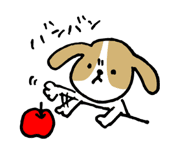 Cute Beagle dog Sticker sticker #9015414