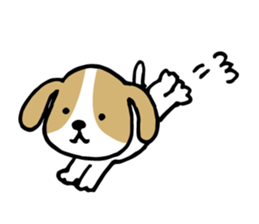 Cute Beagle dog Sticker sticker #9015417