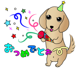 The Dachshund stickers 2 sticker #9015607