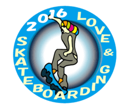 YOYOO New Year skateboarding sticker #9015633