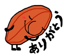 character as almond sticker #9015785