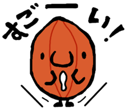 character as almond sticker #9015817
