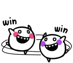 Monochrome Mashimaro4 sticker #9016224