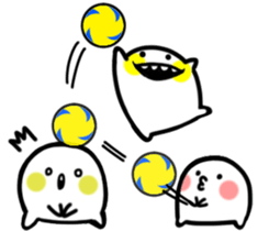 Monochrome Mashimaro4 sticker #9016228