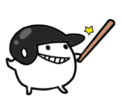 Monochrome Mashimaro4 sticker #9016231