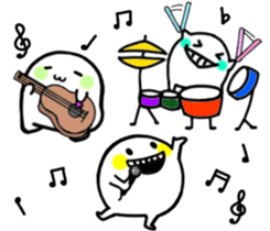 Monochrome Mashimaro4 sticker #9016238