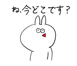 Rabbit is enjoying 2 sticker #9016440