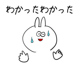 Rabbit is enjoying 2 sticker #9016451