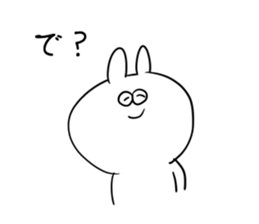 Rabbit is enjoying 2 sticker #9016466