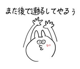 Rabbit is enjoying 2 sticker #9016477