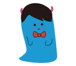 Blue Monster slime ? sticker #9016488