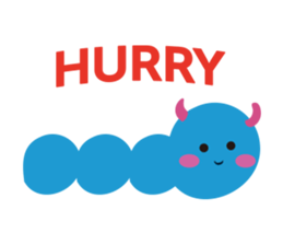Blue Monster slime ? sticker #9016489