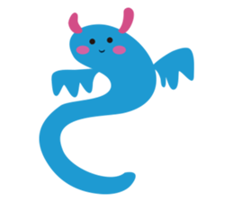 Blue Monster slime ? sticker #9016500