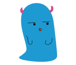 Blue Monster slime ? sticker #9016514