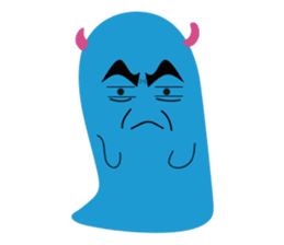 Blue Monster slime ? sticker #9016515