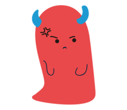 Blue Monster slime ? sticker #9016516