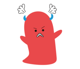 Blue Monster slime ? sticker #9016517