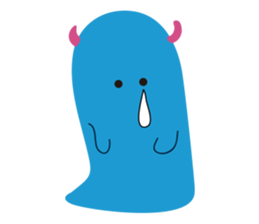 Blue Monster slime ? sticker #9016518