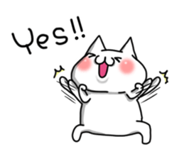 Loose cat winter sticker #9016604