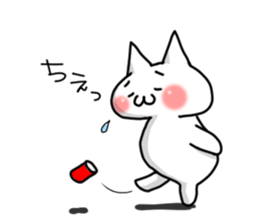 Loose cat winter sticker #9016619