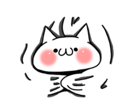 Loose cat winter sticker #9016623