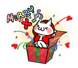 Loose cat winter sticker #9016636