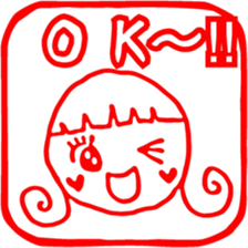 Eraser Sticker of Sato-chan sticker #9016645