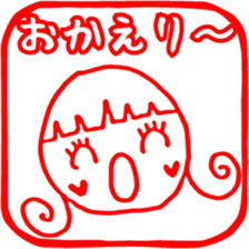 Eraser Sticker of Sato-chan sticker #9016655