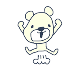Bilingual Bear from Japan sticker #9016765