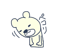 Bilingual Bear from Japan sticker #9016770