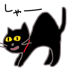 My cat's name is toshizo! sticker #9016844