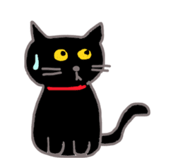 My cat's name is toshizo! sticker #9016849