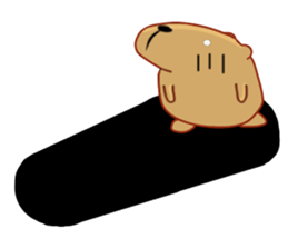 Kyapibara 4 sticker #9017071