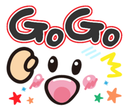 Faces and words sticker #9017243