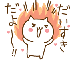 Cute cats in love 4 sticker #9017533