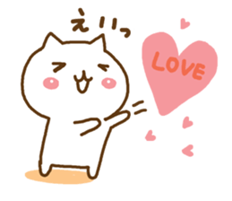 Cute cats in love 4 sticker #9017534