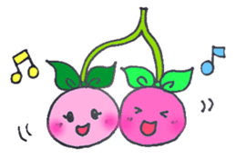 Pretty cherry sticker #9017723