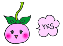 Pretty cherry sticker #9017737