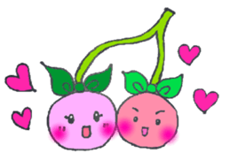 Pretty cherry sticker #9017739