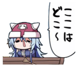 lashinbang lanlan yurucomi sticker sticker #9017905