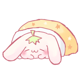 Pink Rabbit and Blue Penguin sticker #9018287