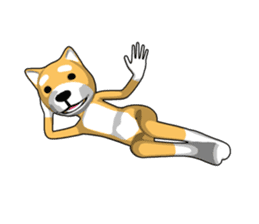 Gesture dog man sticker #9018760