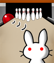 World of white rabbit sticker #9019151