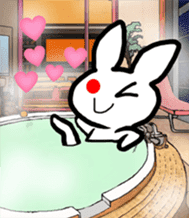 World of white rabbit sticker #9019153