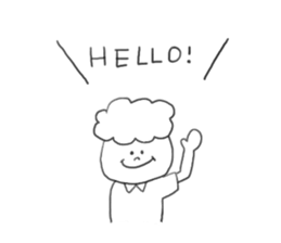 Cute little boy !! sticker #9019176