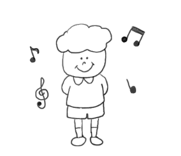 Cute little boy !! sticker #9019180